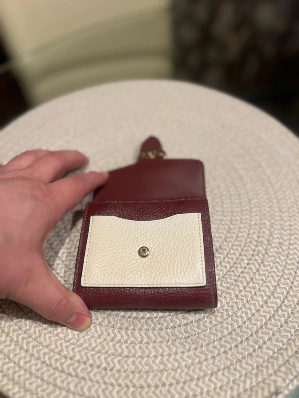 Coach Georgie Small Wallet In Colorblock - Picture 10 of 11